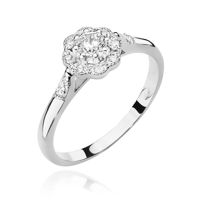 Inel Aur 14K cu Diamante Naturale 0.28 ct
