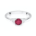 Inel Aur 14K cu Rubin 0.50 ct si Diamante Naturale 0.18 ct