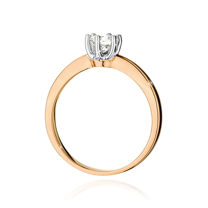 Inel Aur 14k cu Diamante Naturale 0.40 ct