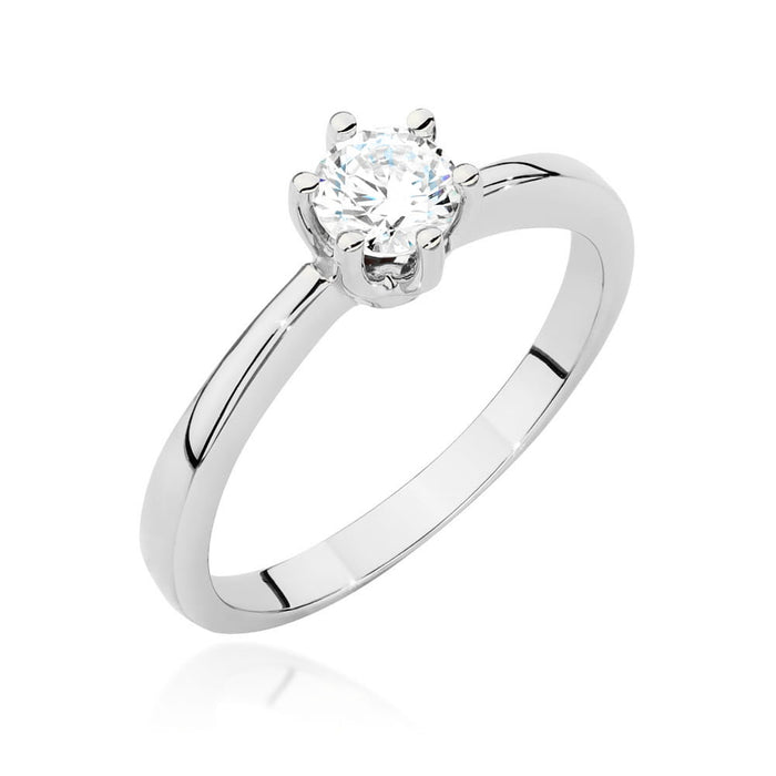 Inel Aur 14k cu Diamante Naturale 0.40 ct