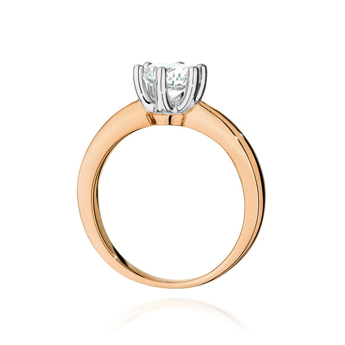 Inel Aur 14k cu Diamante Naturale 0.70 ct