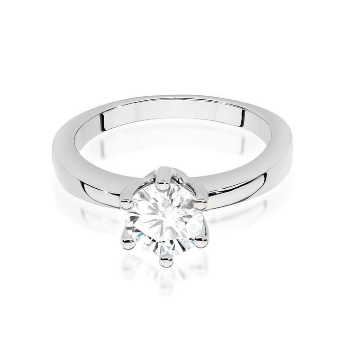 Inel Aur 14k cu Diamante Naturale 0.70 ct