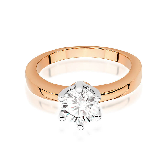 Inel Aur 14k cu Diamante Naturale 0.70 ct