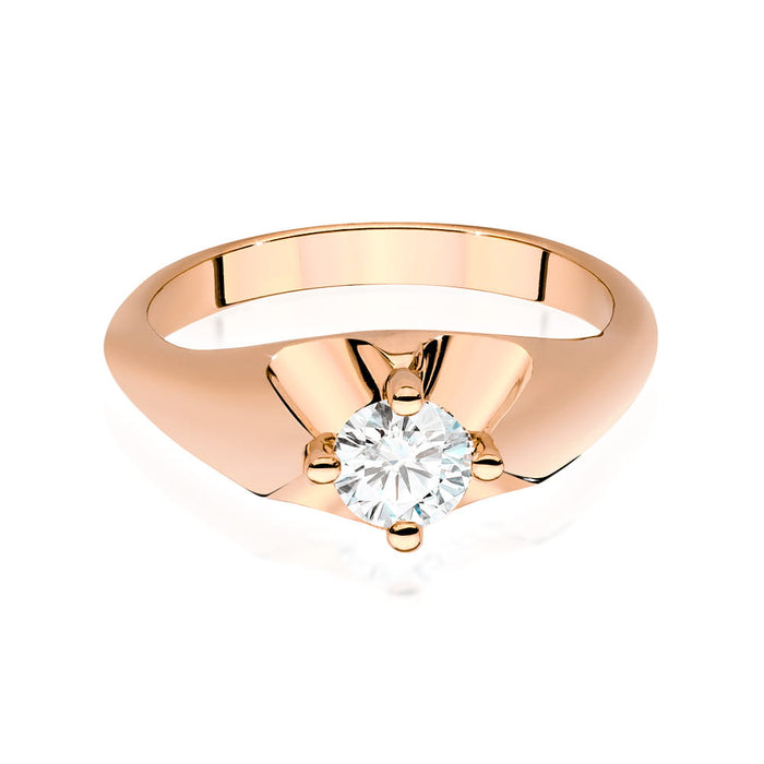 Inel Aur 14K cu Diamant Natural 0.50 ct