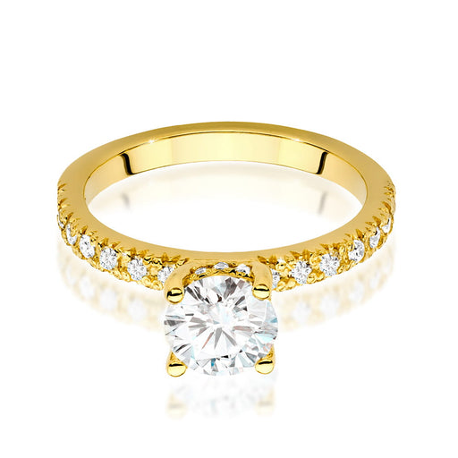 Inel Aur 14k cu Diamant Natural 1.0 ct