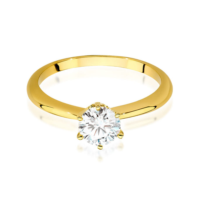Inel Aur 14K cu Diamant Natural 1.00 ct
