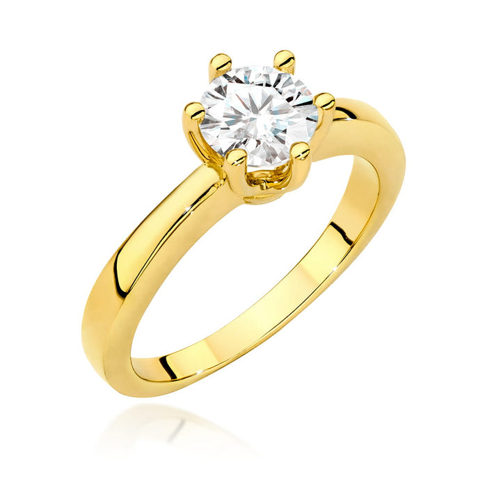 Inel Aur 14k cu Diamant Natural 0.70 ct