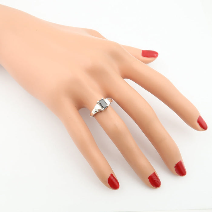 Inel Argint 925 cu Onix Negru