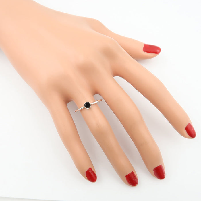 Inel Argint 925 cu Onix Negru