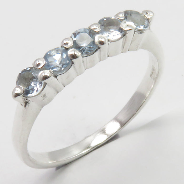 Inel Argint 925 cu Topaz Albastru