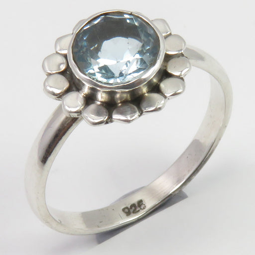 Inel Argint 925 cu Topaz Albastru