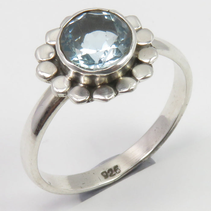 Inel Argint 925 cu Topaz Albastru