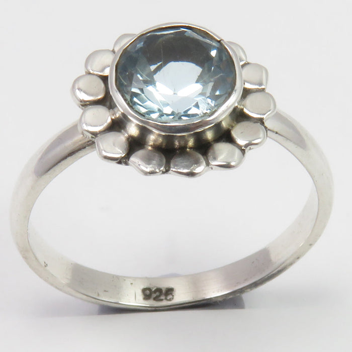 Inel Argint 925 cu Topaz Albastru