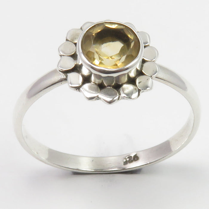Inel Argint 925 cu Citrin