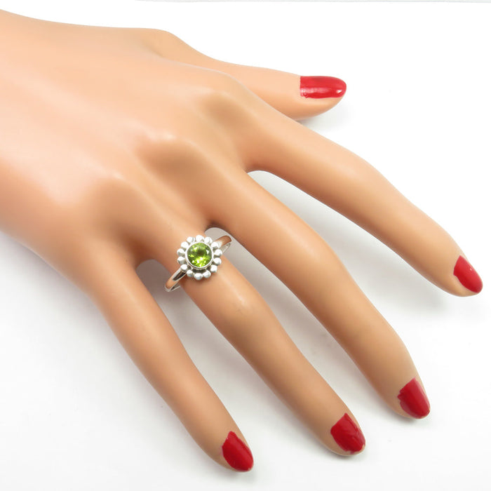 Inel Argint 925 cu Peridot
