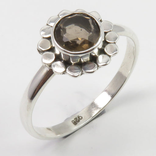 Inel Argint 925 cu Cuart Fumuriu