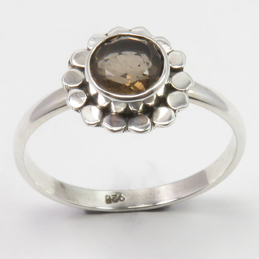 Inel Argint 925 cu Cuart Fumuriu