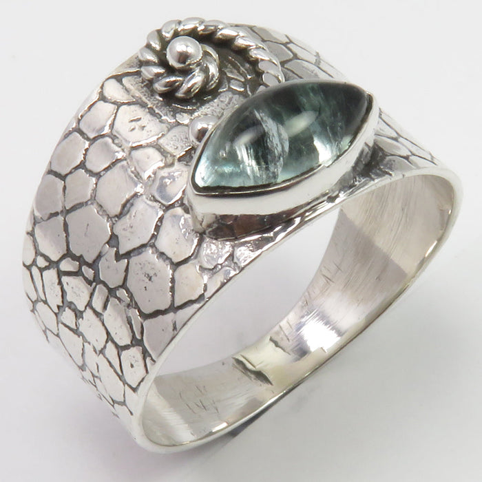 Inel Argint 925 cu Apatit Cabochon