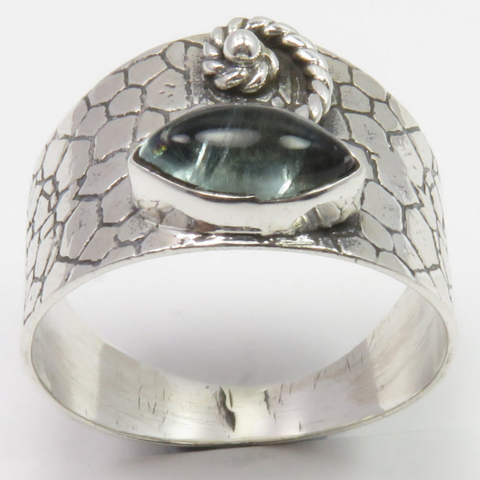 Inel Argint 925 cu Apatit Cabochon