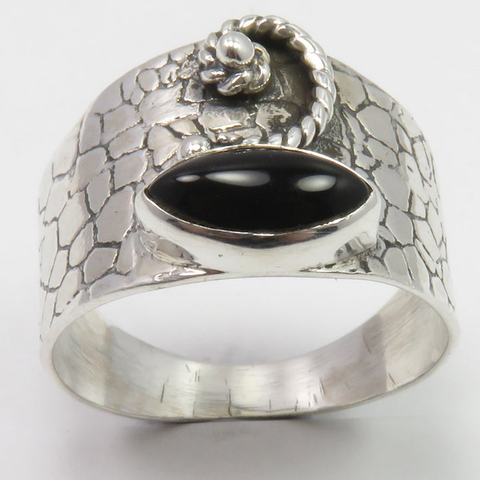 Inel Argint 925 cu Onix Negru