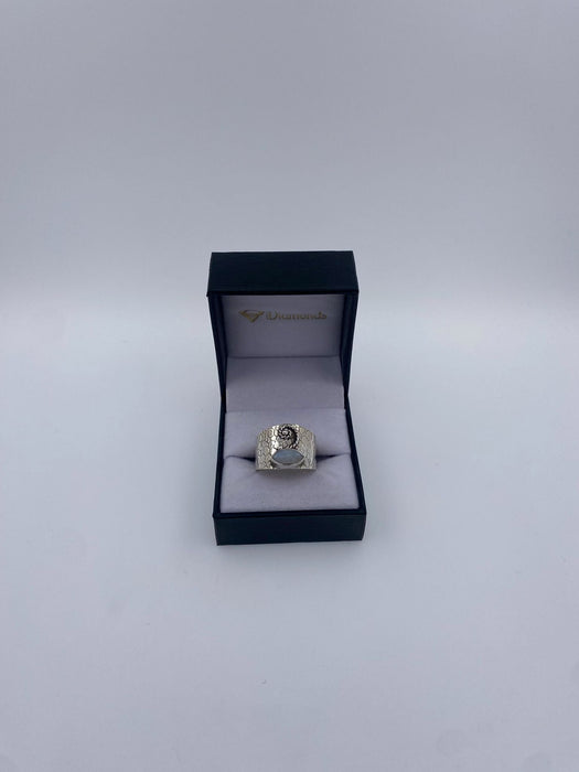 Inel Argint 925 cu Piatra Lunii Cabochon