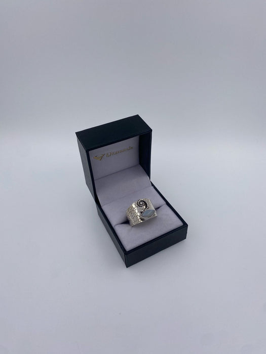 Inel Argint 925 cu Piatra Lunii Cabochon