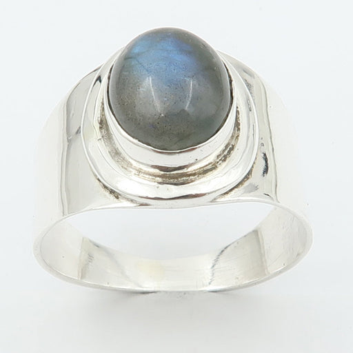 Inel Argint 925 cu Labradorit Cabochon