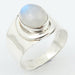 Inel Argint 925 cu Piatra Lunii Cabochon