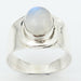 Inel Argint 925 cu Piatra Lunii Cabochon