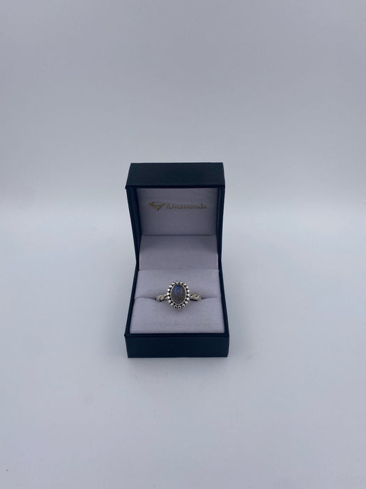 Inel Argint 925 cu Labradorit Cabochon