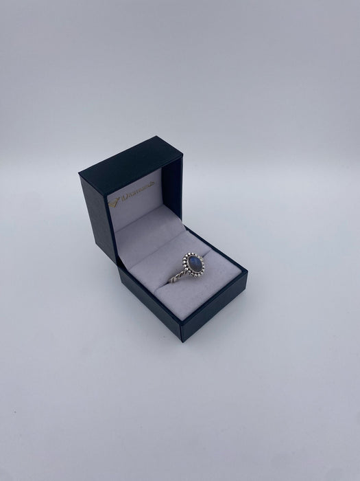 Inel Argint 925 cu Labradorit Cabochon