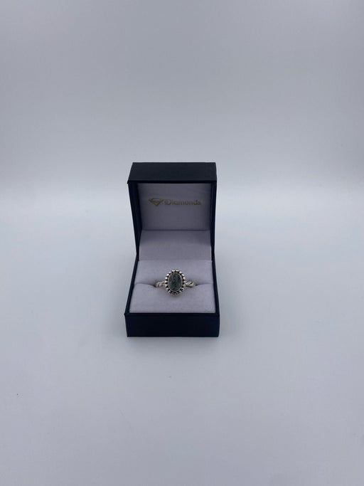 Inel Argint 925 cu Piatra Cuart Rutilat Negru