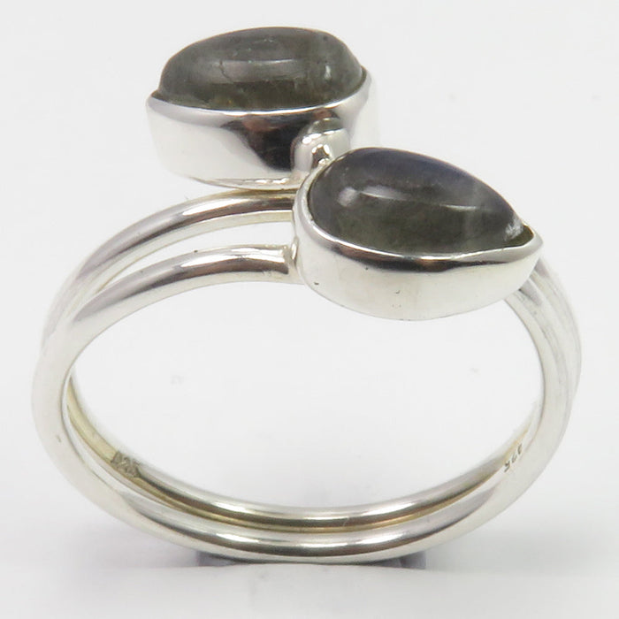 Inel Argint 925 cu Labradorit Cabochon