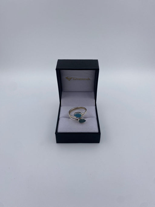 Inel Argint 925 cu Calcedonia Cabochon