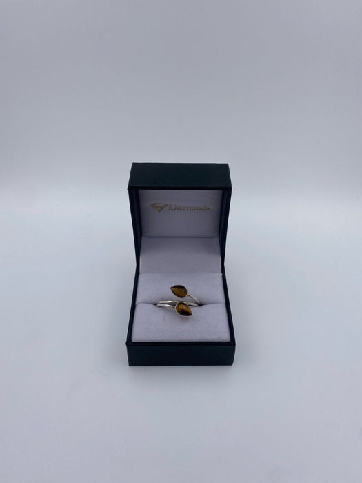 Inel Argint 925 cu Ochi de Tigru Cabochon