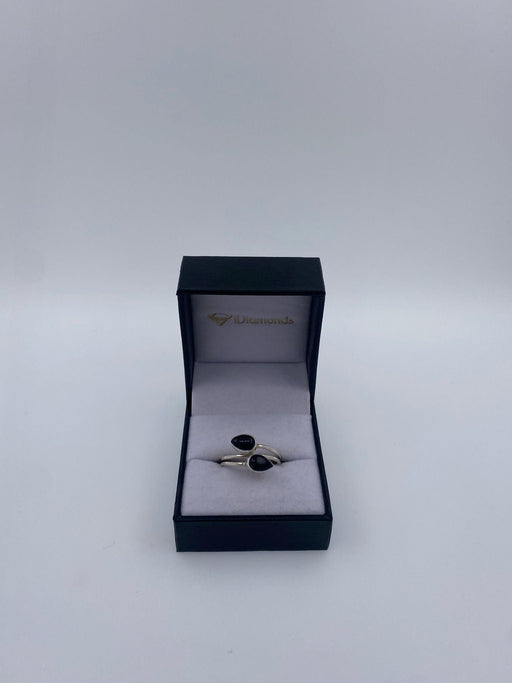 Inel Argint 925 cu Onix Negru Cabochon