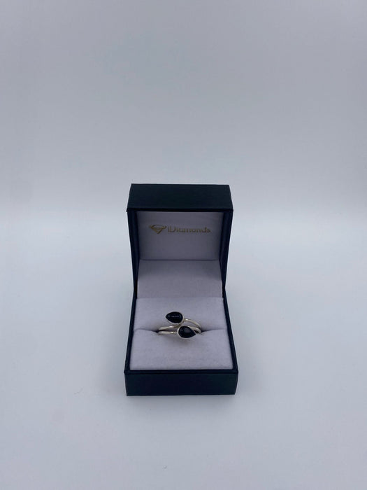 Inel Argint 925 cu Onix Negru Cabochon