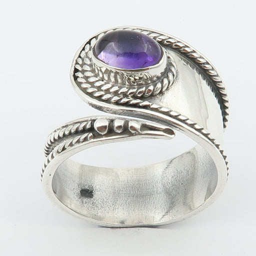 Inel Argint 925 cu Ametist Cabochon