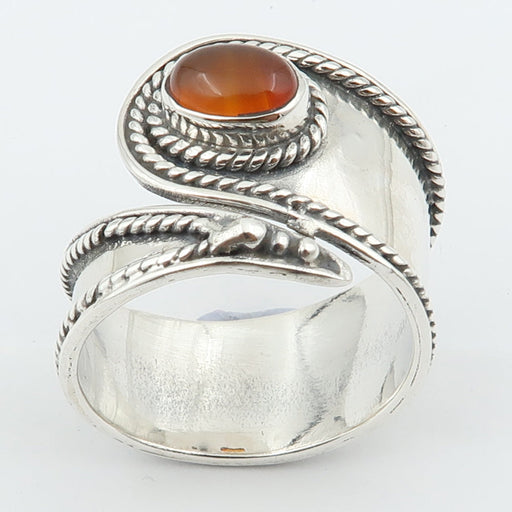 Inel Argint 925 cu Carnelian Cabochon