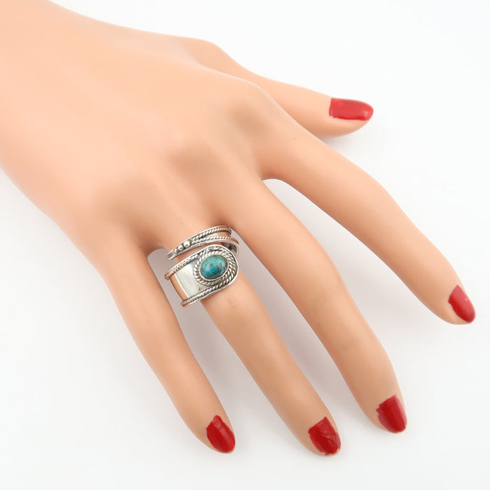 Inel Argint 925 cu Crisocol Cabochon