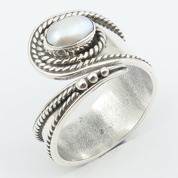 Inel Argint 925 cu Perla Cabochon