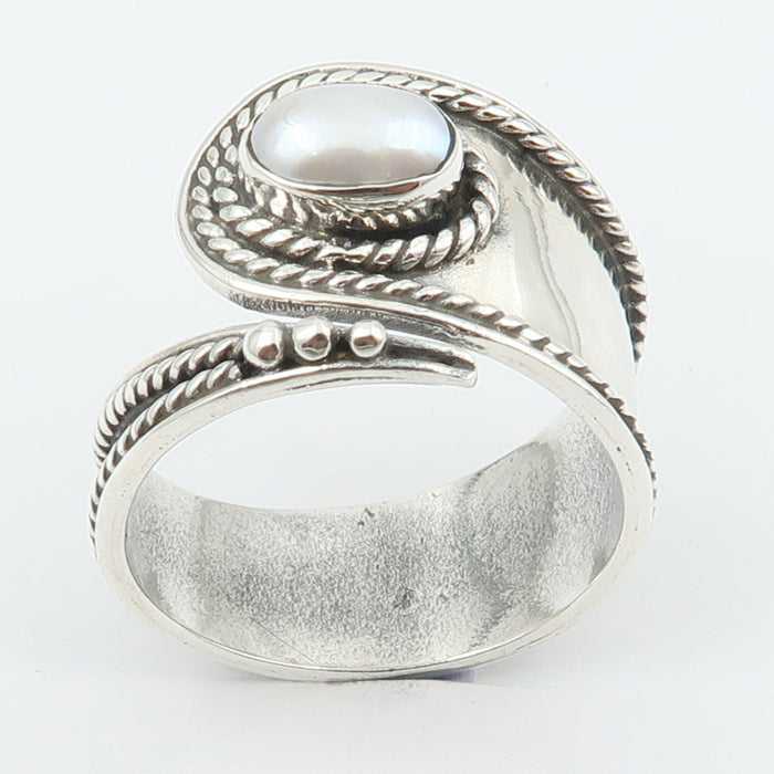 Inel Argint 925 cu Perla Cabochon