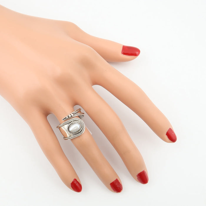 Inel Argint 925 cu Perla Cabochon