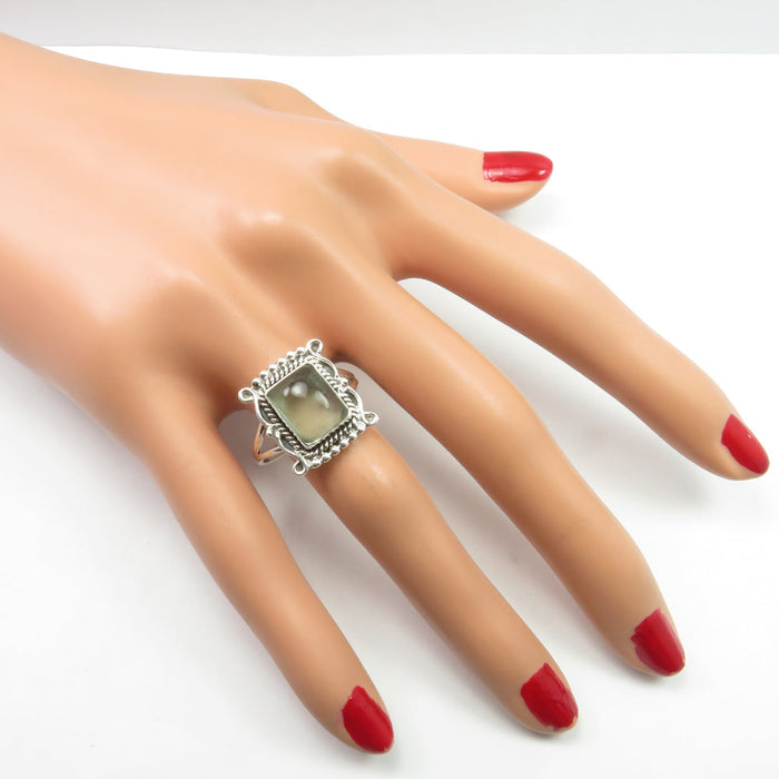 Inel Argint 925 cu Apatit Cabochon