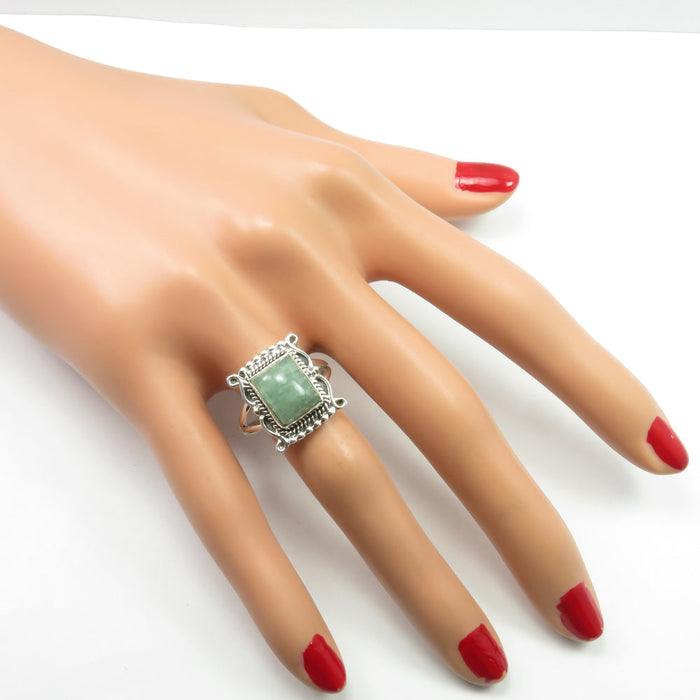 Inel Argint 925 cu Aventurin Cabochon