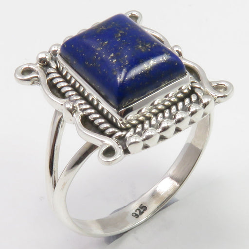 Inel Argint 925 cu Lapiz Lazuli Cabochon
