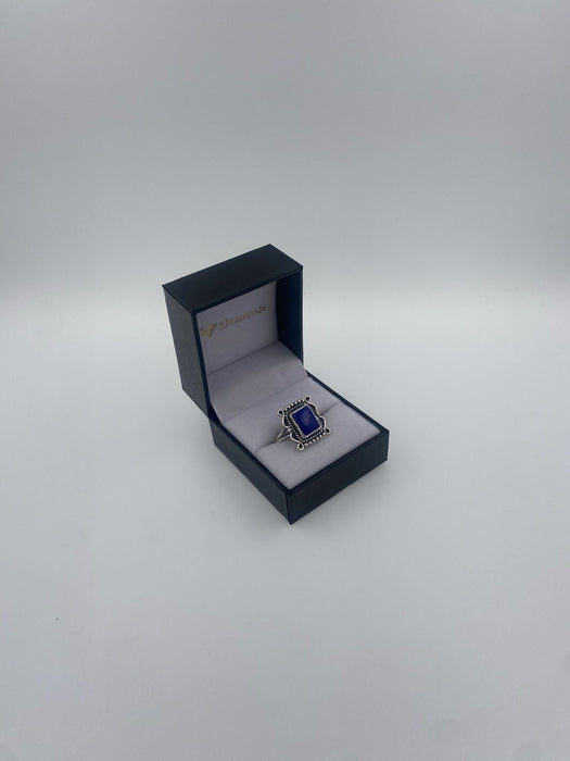 Inel Argint 925 cu Lapiz Lazuli Cabochon