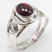 Inel Argint 925 cu Garnet Cabochon