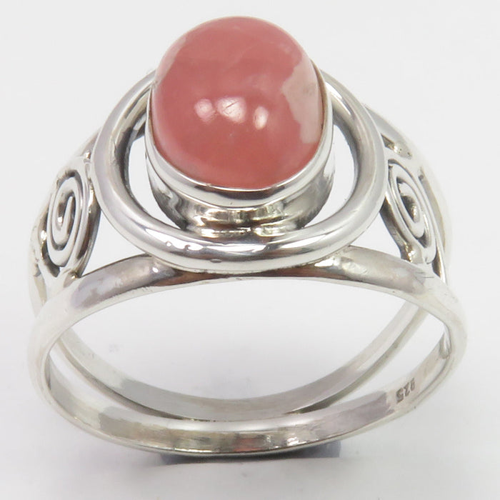 Inel Argint 925 cu Rodocrozit Cabochon