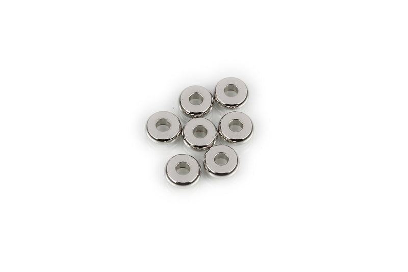 Distantier argint 925, rodiat, 3.5 mm